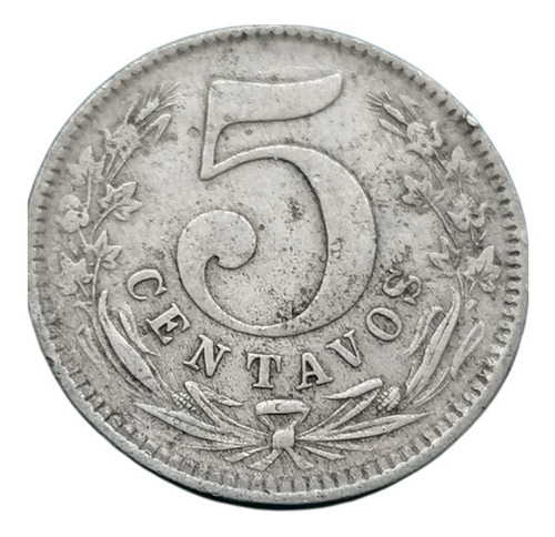Moneda De 5 Centavos De Colombia De 1886 En Niquel 5 Unidade