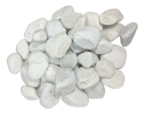 Piedra Decorativa Mármol Blanco Grande Jardin Macetas 2.5kg