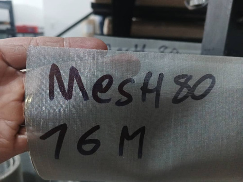 Mesh 80 Acero Inoxidable 304 Hilo 0.13mm Luz 0.18mm X 1m