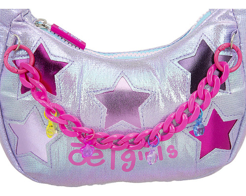 Bolsa Niñas Satchel Cloe Iritza Mediano Color Violeta