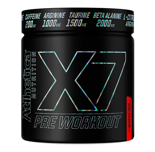 X7 Pre Workout -300g Frutas Vermelhas - Atlhetica Nutrition