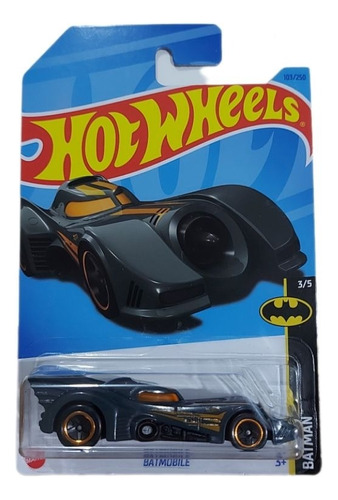 Hot Wheels Escala 1:64 #103 Dc 1989 Batmobile Batman 3/5