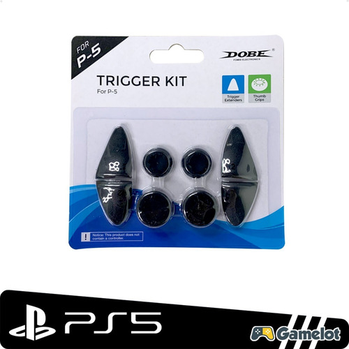 Imagem 5 de 5 de Kit Protetor Extensor De Gatilho Trigger Grips Controle Ps5