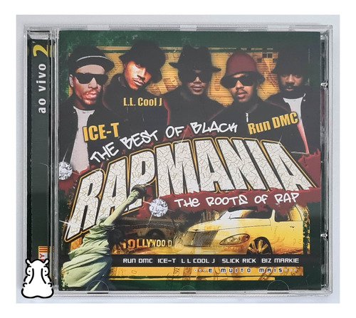 Cd Rapmania The Best Of Black Roots Of Rap Ao Vivo Volume 2