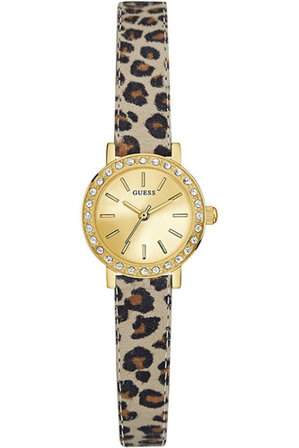 Reloj Guess Para Mujer W0885l4 Tono Dorado Con Correa De