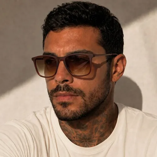Oculos De Sol Masculino Moderno Estiloso Casual Uv Premium