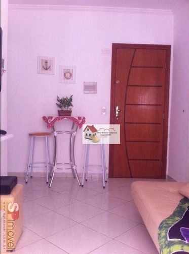 Imagem 2 de 3 de Apartamento À Venda, 57 M² Por R$ 220.000,00 - Vila Caiçara - Praia Grande/sp - Ap0669