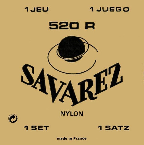 Juego De Cuerdas Nylon, Tension Normal .028-.042 Savarez 520