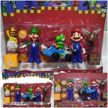 Comprar Set De Personajes Mario Bros Y Sus Amigos Yoshi Juguete