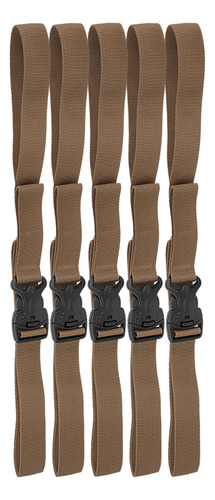 5pcs Cargoes Strap Buckle Tie Down Belt Luggage Strap For
