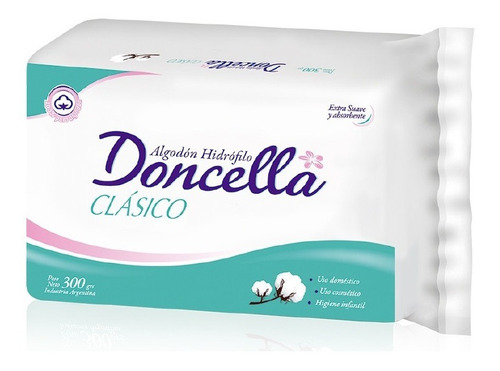 Doncella Algodón Hidrófilo X 300 Gr.para Bebe - Adulto