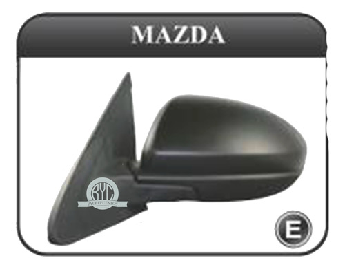 Espejo Derecho Mazda 3 2010/2014 Electrico Para Pintar