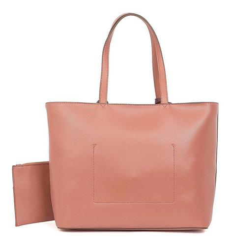 Bolsa Tote Cloe 2 En 1 Charm Metálico Color Pathé