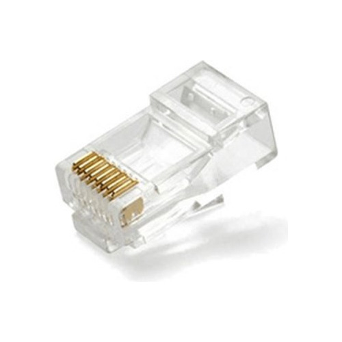 Fichas Rj45 Pack X 100 Ideal Para Terminaciones Seguras