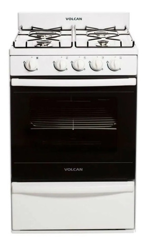 Cocina Volcan Multigas Blanca 55cm Autolimpiante Visor 89644