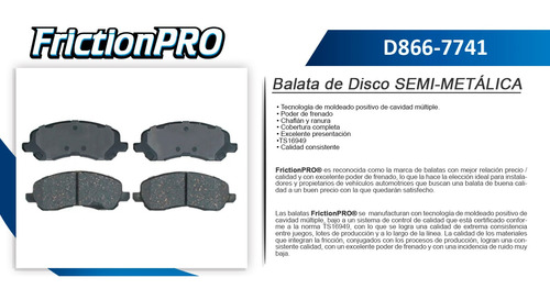 Balata Para Freno De Disco Dodge Stratus 2001 - 2007 2.7