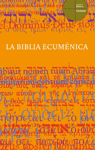 Libro Biblia Ecumenica ,la
