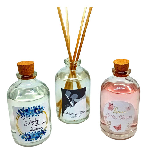 Souvenir Difusor Aromático Personalizado 65 Ml X 10 Unidades