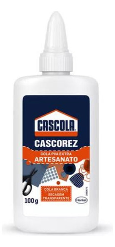 Adesivo Cola Cascola Cascorez Artesanato Transparente 100gr