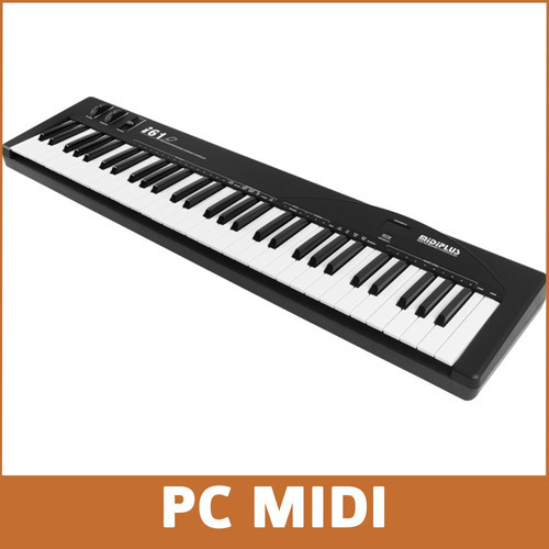 Teclado Midi Usb Midiplus I61 5 Octavas Sensitivo 61 Teclas