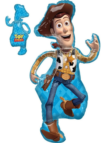 Globo Bomba Grande Woody Toy Story De 1.11 Mts X 55 Cms