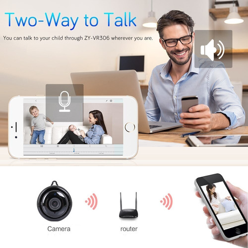 Imagen 5 de 8 de Mini Camara Espia Full Hd 1080p Wifi Vision Nocturna Cctv