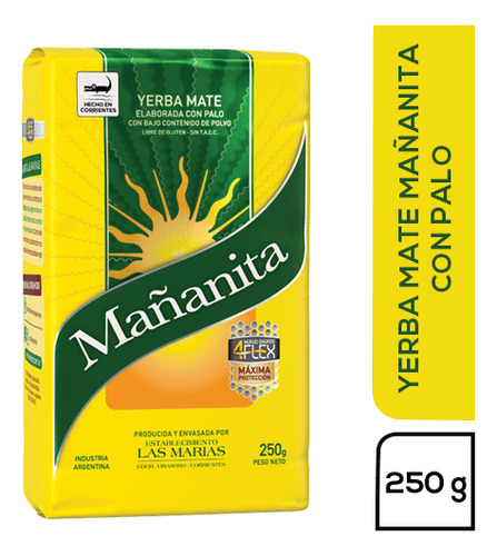 Pack X 6 Yerba Mate Mañanita Flex X 250 Grs.