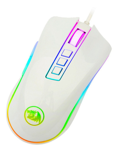 Imagem 5 de 8 de Mouse Redragon Cobra White M711-W white