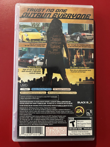 Need For Soeed Undercover Psp (Usado)