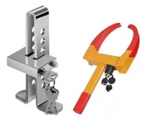 Comprar Pack De Traba Pedales Para Auto + Traba Ruedas Antirrobos !