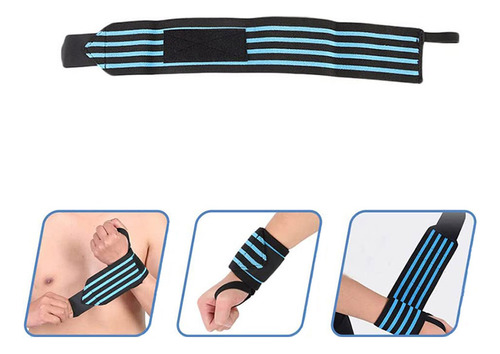 Par Muñequera Fitness Con Levantamiento De Elasticada