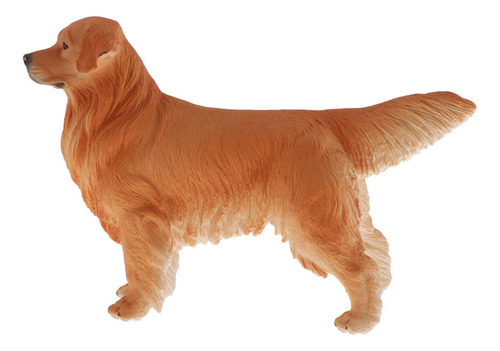 Lzl Simulación Golden Retriever Figura Modelo Juguete Perro