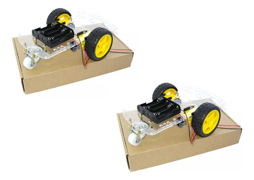 Chasis Chassis Carro Robot 2wd Smart Car, Arduino X 2 Pzs
