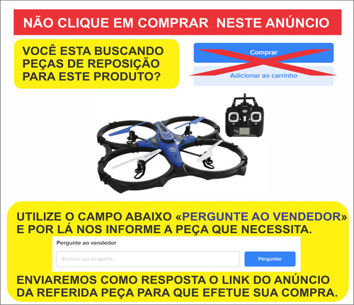 Drone S9 1327 - H-18 - Candide - Peças De Reposição