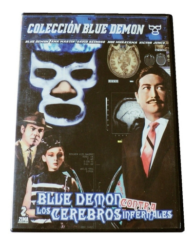 Blue Demon Contra Los Cerebros Infernales Dvd Mexico Zima