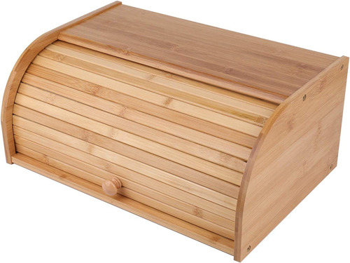 Caja De Pan De Bambú Lawei, Caja De Pan De Madera De Rollo N