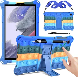 Funda De Silicona De Color Para Samsung Galaxy Tab A7 Lit...