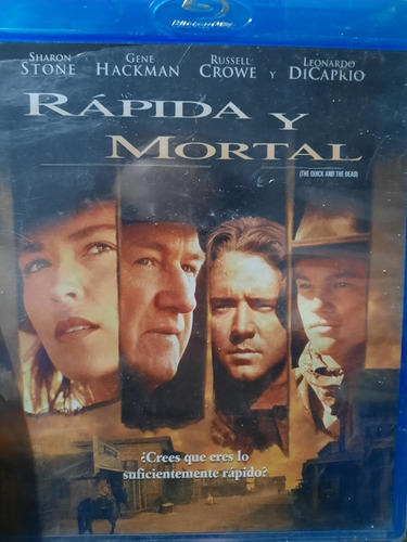 Blu-ray Rápida Y Mortal Sharon Stone, Leonardo Di Caprio.