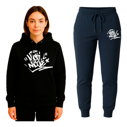 Conjunto Buzo + Pantalón Jogging Nicki Nicole