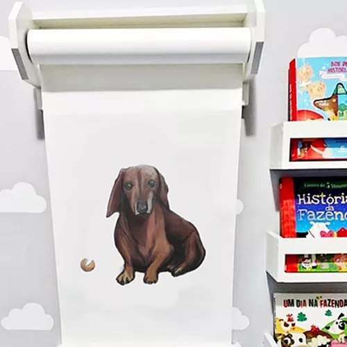 Rolo De Papel Branco Para Pintura Desenho Infantil 75gr