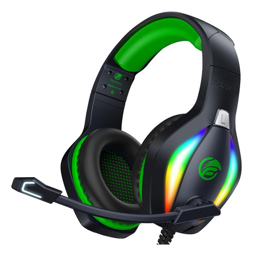 Auriculares Gamer Fachixy Rgb Con Microfono
