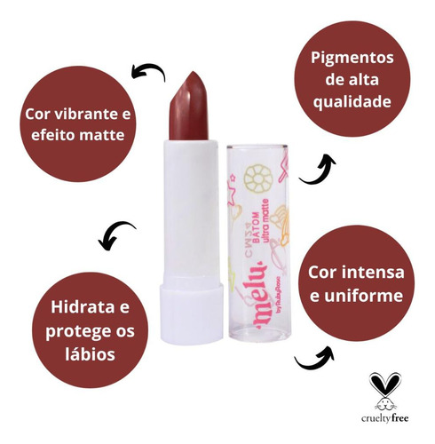 Melu By Ruby Rose Batom Ultra Matte Cm24 3,8g