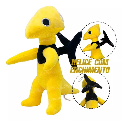 Boneco de pelúcia Brown Rainbow friends Roblox