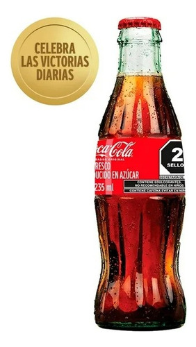 16 Pza Refresco Coca Cola Sabor Original 235 Ml