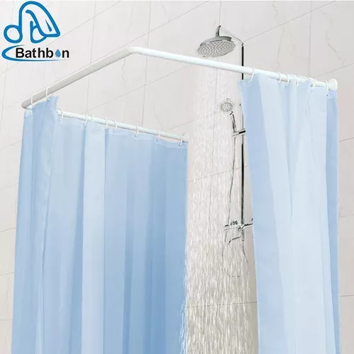 Cómo colocar una barra de cortina de baño curvada