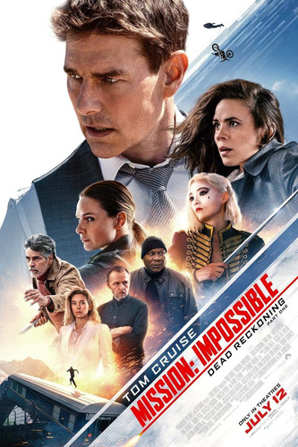 M : I Mision Imposible Tom Cruise 2023 Pelicula Dvd Nuevo