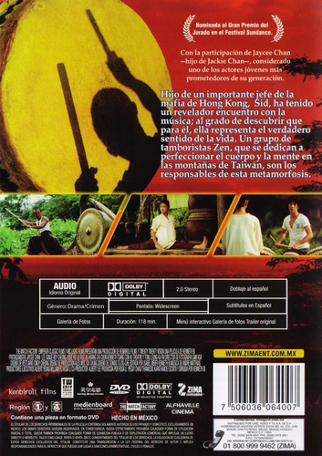 Imagen 2 de 3 de El Latido Del Tambor The Drummer Jaycee Chan Pelicula Dvd