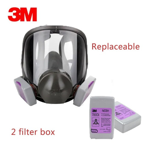 4 Pares De Filtros 7093 N95 P100 De 3 M, Mascarilla Completa