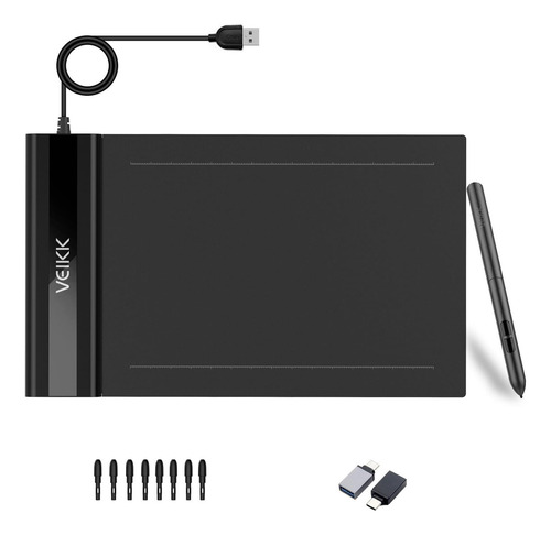 Tableta De Dibujo Gráficos Veikk S640 Tableta Osu Portátil Y