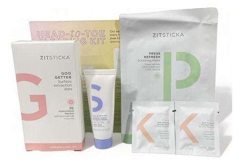 Kit Exfoliante Facial Completo Zitsticka Fragancia Neutra